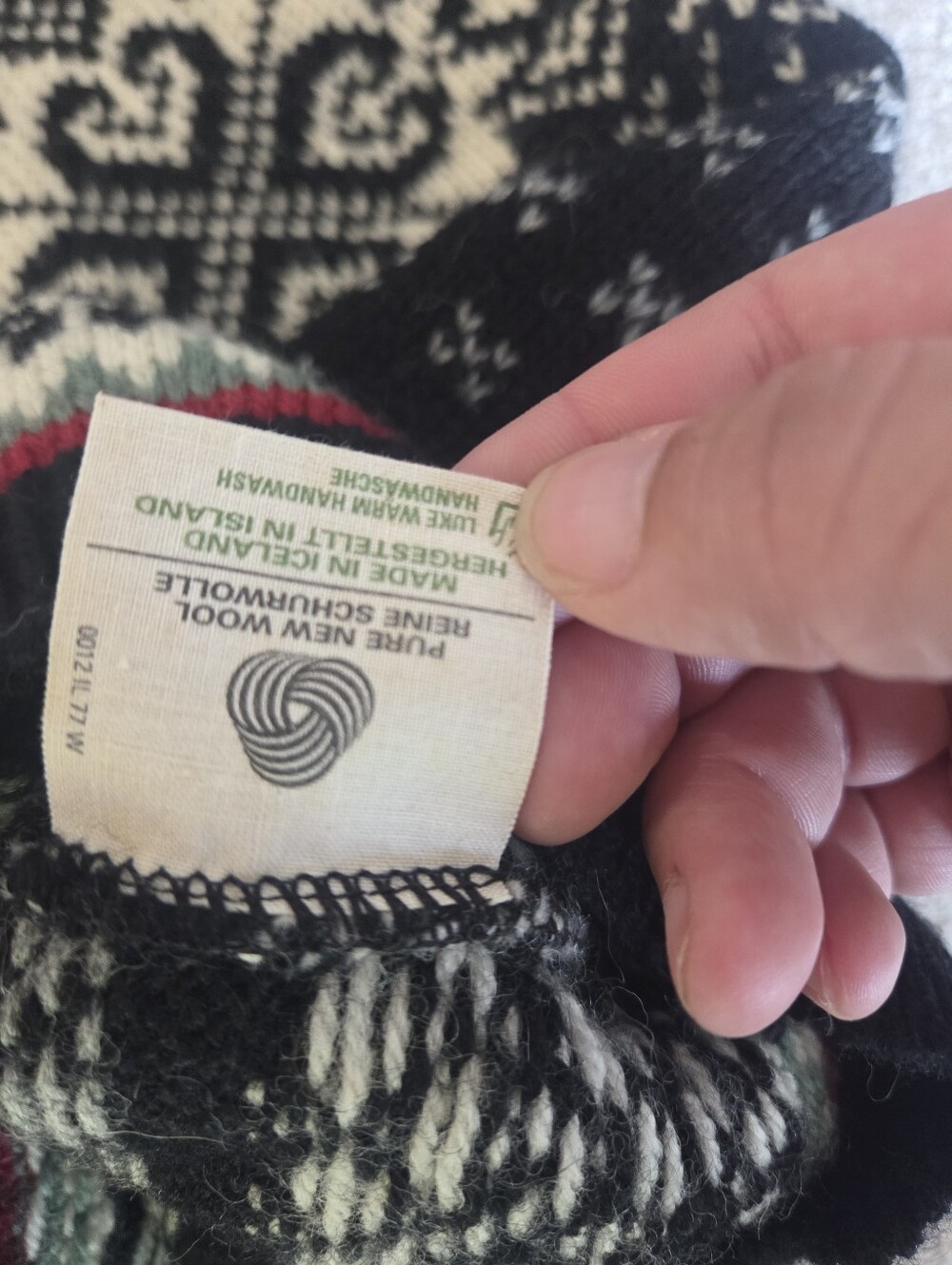 Norwear Vintage Icelandic Pure Wool Sweater Metal L - Picture 8 of 9